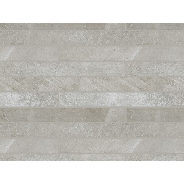 Płytka ceramiczna dekoracyjna Quintessenza Muretto 2,3x20 - 0.9"x8" perla mix 20X20 foglio cm Płytka ceramiczna dekoracyjna Quintessenza Muretto 2,3x20 - 0.9"x8" perla mix 20X20 foglio cm