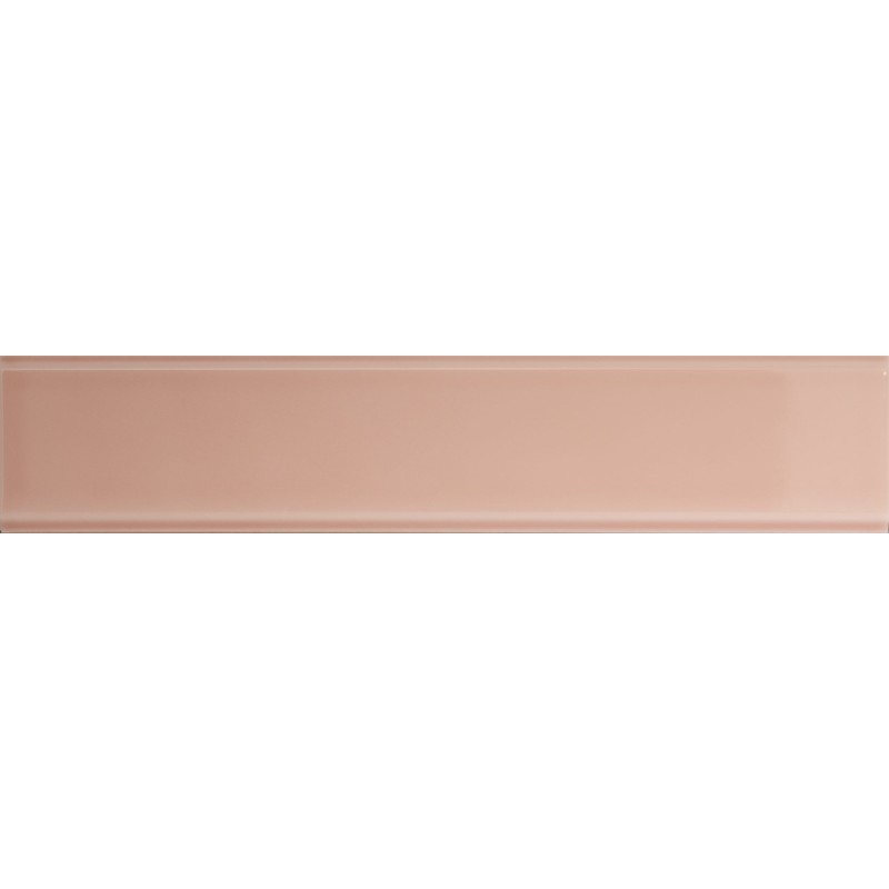Płytka ceramiczna dekoracyjna Quintessenza TINTE rosa lucido 5x25 cm