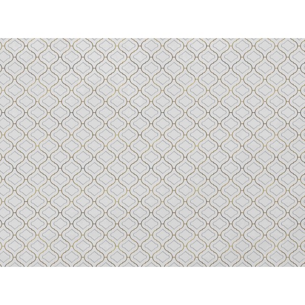 Wall Art Orginals Arabesca White Gold 400x300cm Wall Art Orginals Arabesca White Gold 400x300cm