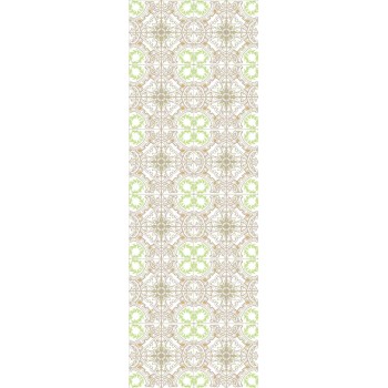 Wall Art Orginals Baroque Brown_Green 100x300cm