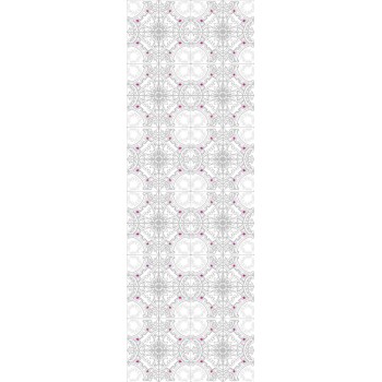 Wall Art Orginals Baroque Grey_Rose 100x300cm