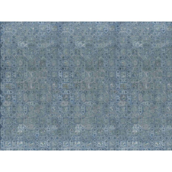 Wall Art Orginals Blue Antique 400x300cm Wall Art Orginals Blue Antique 400x300cm