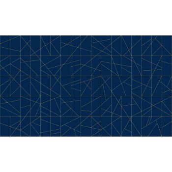 Wall Art Orginals Cant Fusion Dark Blue_Gold 400x300cm
