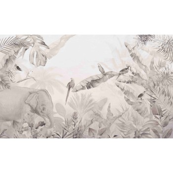 Wall Art Orginals Jungle Beige 500x300cm