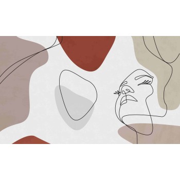 Wall Art Orginals LAYLA TAUPE 500x300cm