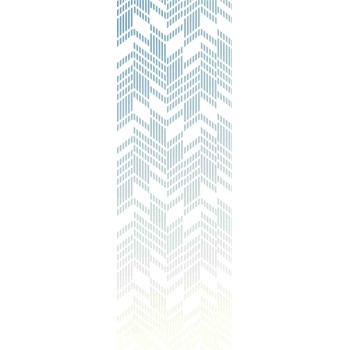 Wall Art Orginals Line-up Blue Ombre 100x300cm