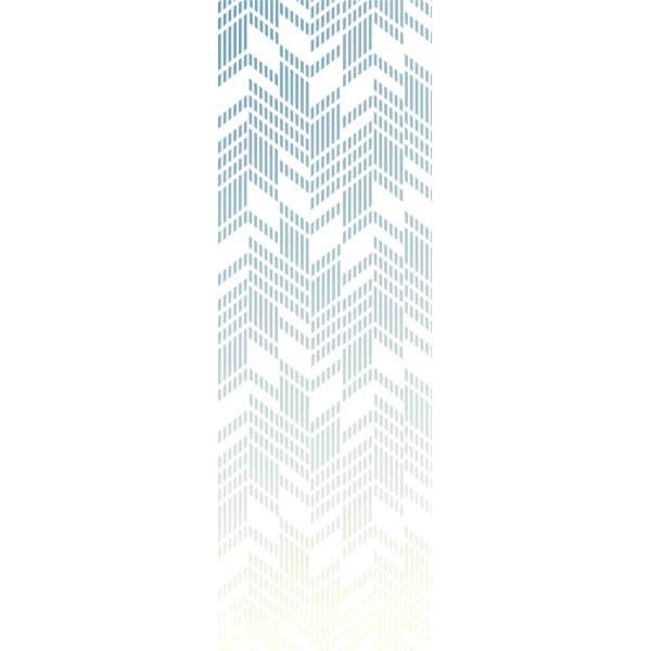 Wall Art Orginals Line-up Blue Ombre 100x300cm Wall Art Orginals Line-up Blue Ombre 100x300cm