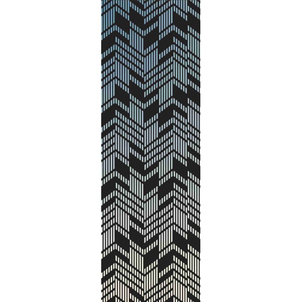 Wall Art Orginals Line-up Dark Ombre 100x300cm Wall Art Orginals Line-up Dark Ombre 100x300cm