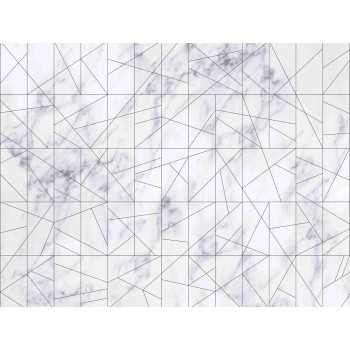 Wall Art Orginals Marble Veins Black 400x300cm