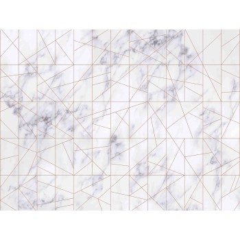 Wall Art Orginals Marble Veins Rosegold 400x300cm