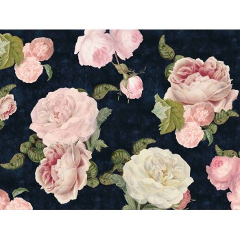 Wall Art Orginals Roses Dark Blue 400x300cm