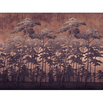 Wall Art Orginals Secret Forest Blue 400x300cm