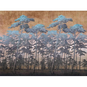 Wall Art Orginals Secret Forest Rust 400x300cm