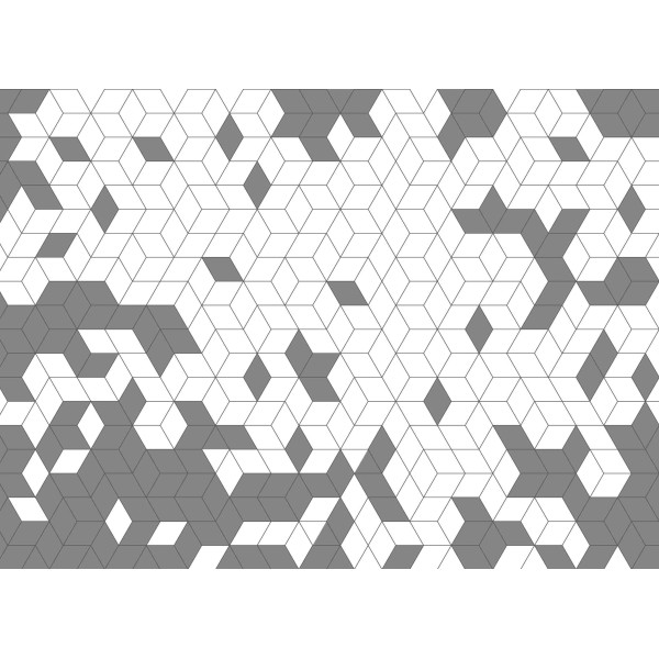 Wall Art Orginals Shapes Fusion Dark Grey 400x300cm Wall Art Orginals Shapes Fusion Dark Grey 400x300cm
