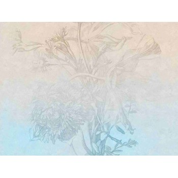 Wall Art Orginals Sisal Ombre Flower 400x300cm