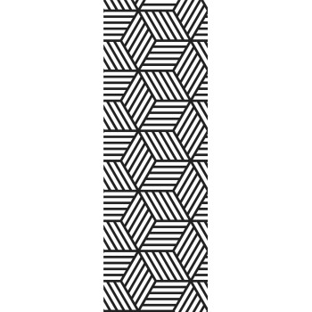 Wall Art Orginals Skein Big Black 100x300cm