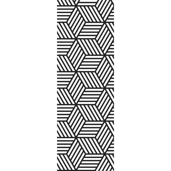 Wall Art Orginals Skein Big Black 100x300cm Wall Art Orginals Skein Big Black 100x300cm