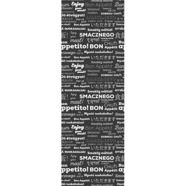 Wall Art Orginals Smacznego 100x300cm Wall Art Orginals Smacznego 100x300cm