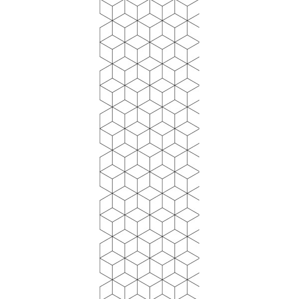 Wall Art Orginals Square Blank Czarna Fuga 100x300cm Wall Art Orginals Square Blank Czarna Fuga 100x300cm