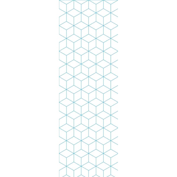 Wall Art Orginals Square Blank Niebieska Fuga 100x300cm Wall Art Orginals Square Blank Niebieska Fuga 100x300cm