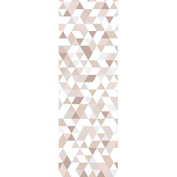 Wall Art Orginals Triangles Coctail Coffee 100x300cm