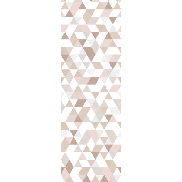 Wall Art Orginals Triangles Coctail Coffee 100x300cm Wall Art Orginals Triangles Coctail Coffee 100x300cm