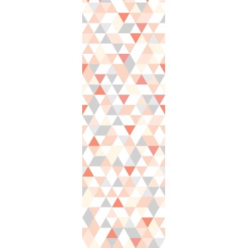 Wall Art Orginals Triangles Coctail Coral 100x300cm