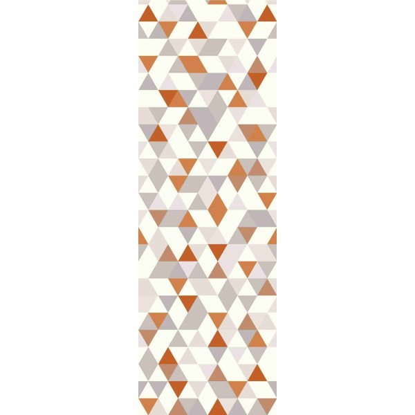 Wall Art Orginals Triangles Coctail Ginger 100x300cm Wall Art Orginals Triangles Coctail Ginger 100x300cm