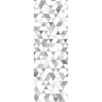 Wall Art Orginals Triangles Coctail Grey 100x300cm