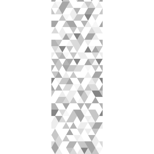 Wall Art Orginals Triangles Coctail Grey 100x300cm Wall Art Orginals Triangles Coctail Grey 100x300cm