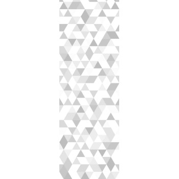 Wall Art Orginals Triangles Coctail Light Grey 100x300cm