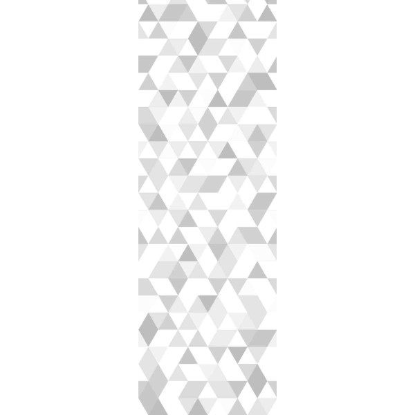 Wall Art Orginals Triangles Coctail Light Grey 100x300cm Wall Art Orginals Triangles Coctail Light Grey 100x300cm