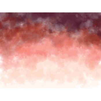 Wall Art Orginals Watercolor Ombre Red 400x300cm