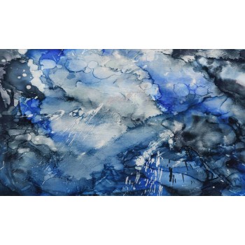WALL ART Lago Blue