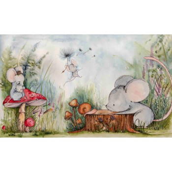 WALL ART Mice Adventure