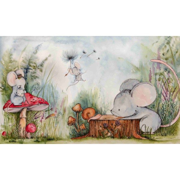 WALL ART Mice Adventure WALL ART Mice Adventure