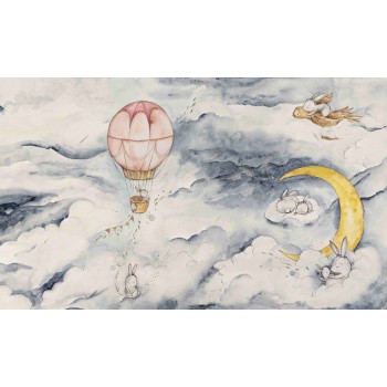 WALL ART Moonie Blue