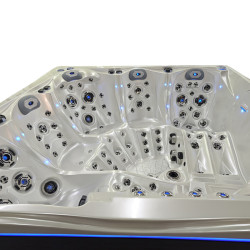 JACUZZI OGRODOWE WANNA SPA748 230x230 Biała perła obudowa szara