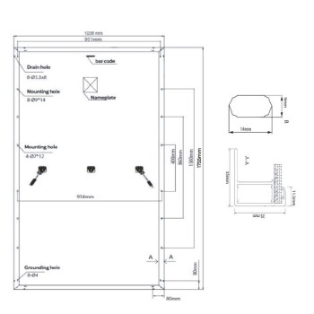 PANEL MODUŁ FOTOWOLTAICZNY SOLARNY MONOKRYSTALICZNY GE400M FULL BLACK