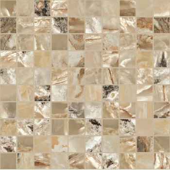 Creative Design Florim ONYX&MORE GOLDEN BLEND GLO MOSAICO 3X3 767758