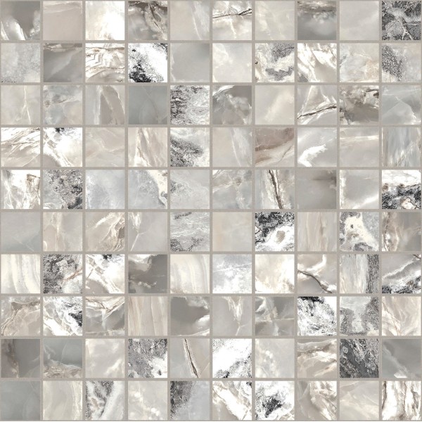 Creative Design Florim ONYX&MORE SILVER BLEND GLO MOSAICO 3X3 767658 Creative Design Florim ONYX&MORE SILVER BLEND GLO MOSAICO 3X3 767658