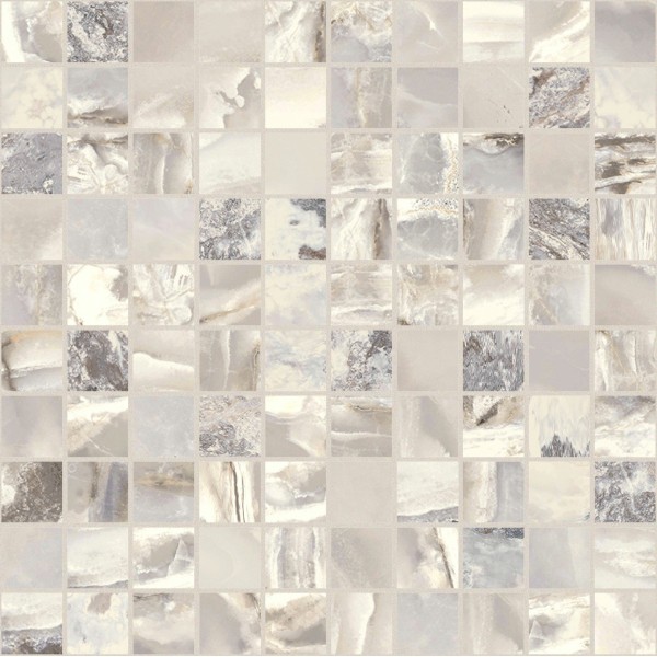 Creative Design Florim ONYX&MORE WHITE BLEND GLO MOSAICO 3X3 767759 Creative Design Florim ONYX&MORE WHITE BLEND GLO MOSAICO 3X3 767759