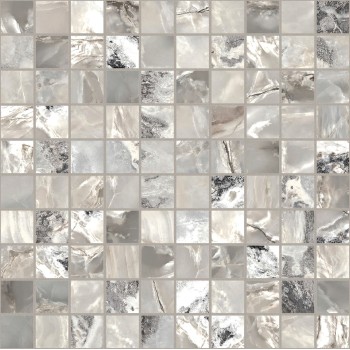 Creative Design Florim ONYX&MORE SILVER BLEND SAT MOSAICO 3X3 767666