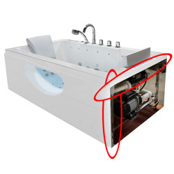 Wanna SPA z hydromasażem IRIS 933B WHITE BIAŁA 160x84 POWYSTAWOWA