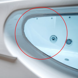 Wanna SPA z hydromasażem IRIS 933B WHITE BIAŁA 160x84 POWYSTAWOWA