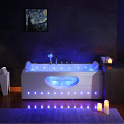 Wanna SPA z hydromasażem IRIS 933B WHITE BIAŁA 160x84 POWYSTAWOWA