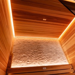 Sauna FIŃSKA BERGEN 150x120cm HARVIA 6KW 3-4 osobowa wysokotemperaturowa Hydrosan