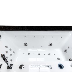 Wanna SPA z hydromasażem Lobos 915 czarna 170x100 BEZ OBUDOWY