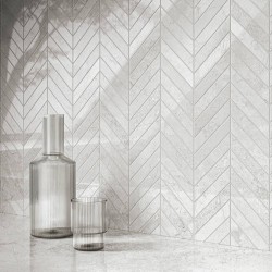 P?ytka gresowa Refin RIVER BEIGE MOSAICO CHEVRON LUCIDO R 26x32,5 cm