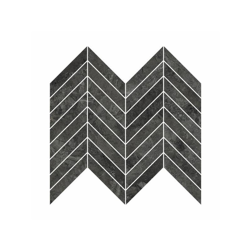 P?ytka gresowa Refin RIVER GRAPHITE MOSAICO CHEVRON LUCIDO R 26x32,5 cm P?ytka gresowa Refin RIVER GRAPHITE MOSAICO CHEVRON LUCIDO R 26x32,5 cm